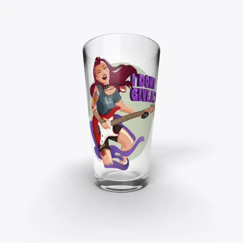 Amy on Pint Glass